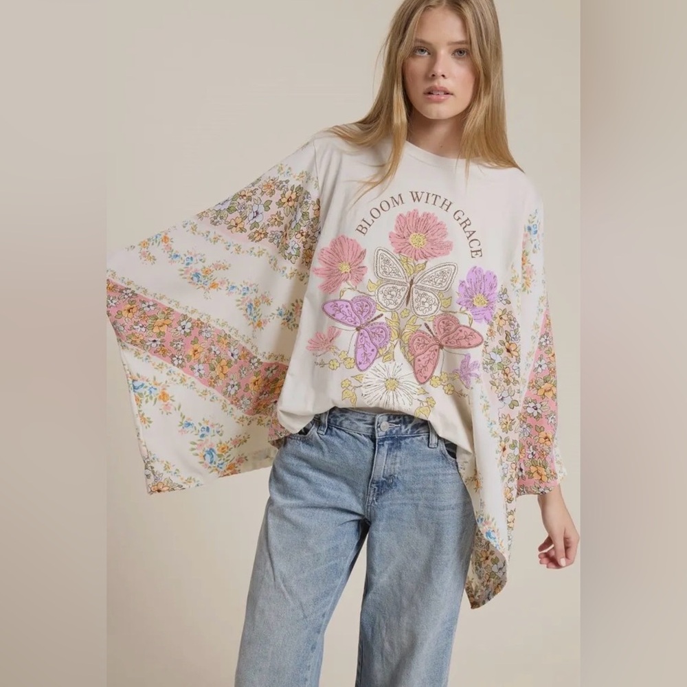 Graphic Kantha Top